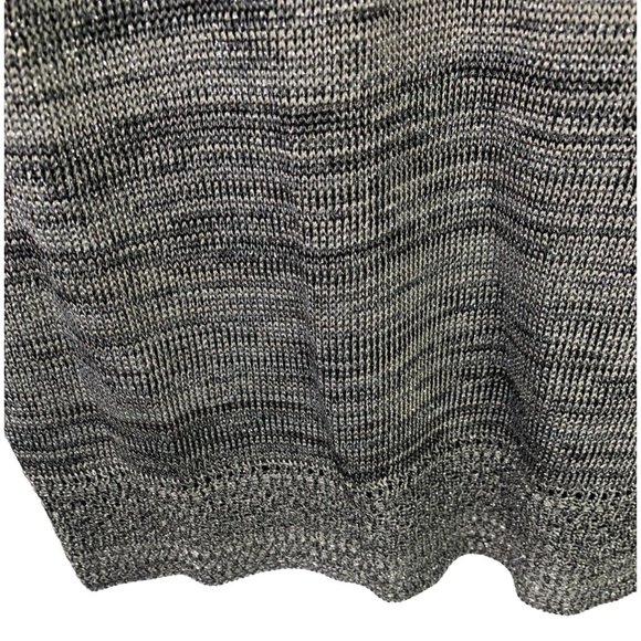 Chicos Size 0 Silver Metallic Tank Top Small Stretch Holiday Party Cocktail - Picture 5 of 5